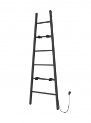 Instalprojekt - Elektrický sušák ESCADA 2 - Barva radiátoru - Černá matná, Rozměr radiátoru - 600 x 1600 mm, výkon 160 W (RADESCE231)