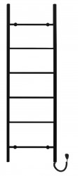 Instalprojekt - Elektrický sušák PRIMAVERA - Barva radiátoru - Černá matná, Rozměr radiátoru - 40 x 112 Výkon - 87 W (RADPRI401131)