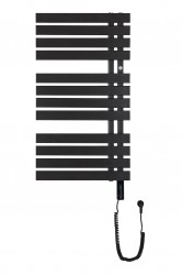 Instalprojekt - Koupelnový elektrický radiátor - POP STAR ELECTRO - Barva radiátoru - Černá, Rozměr radiátoru - 500 × 980 mm, výkon 300 W (RADPOPEL509031)