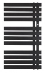 Instalprojekt - Koupelnový radiátor POP STAR černá barva - Barva - Černá , Doporučená topná tyč (W) - 600, Rozměr A - 50, Rozměr C - 155, Skutečný rozměr radiátoru (v mm) - 500 x 1505 mm (RADPOP501531)