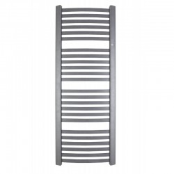 Instalprojekt - Koupelnový radiátor RETTO, rozměr 540x1800 mm, barva C12 graphite - Barva - Grafit, Doporučená topná tyč (W) - 900 W, Rozměr A - 55, Rozměr C - 180, Skutečný rozměr radiátoru (v mm) - 540 × 1800 mm, Typ připojení - Středové 50 mm (RADRET501812SP)