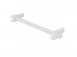 Instalprojekt - Věšák k elektrickým sušákům ESCADA 2 - Barva - C34 Bílá matná (RDORESCE240C34)