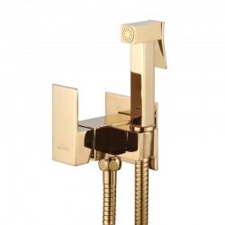 INVENA - Bidetová baterie podomítková, zlatá (BP-K0-B09-L)