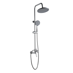 INVENA - Dešťová sprcha s baterií sprchovou kalymnos chrom; (AU-28-001-V)