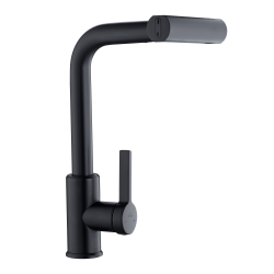 INVENA - Dřezová baterie Nelia 4-funkční Trend, černá  (BZ-34-004-A)