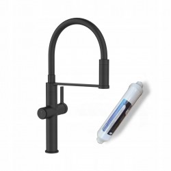 INVENA - Dřezová baterie s filtrem PERISA černá (BZ-51-F04-V)