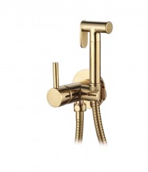 INVENA - Podomítková bidetová baterie, zlato (BP-00-B09-L)