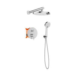 INVENA - Podomítková sada s baterií Kalitea Trend, chrom(BS-72-001-V)