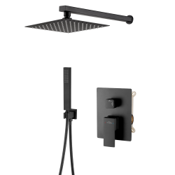 INVENA - Podomítková sada s baterií Paros Trend, černá (BS-09-004-L)