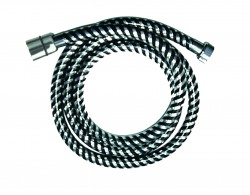 INVENA - Sprchová hadice Biflex, colour: chrom-černá 150cm (AW-30-J04-J)