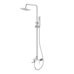 INVENA - Sprchový sloup GLAMOUR TREND s baterií,  chrom (AU-05-B01-V)