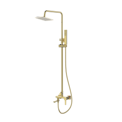 INVENA - Sprchový sloup GLAMOUR TREND s baterií,  zlato (AU-05-B09-V)