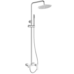 INVENA - Sprchový sloup s baterií, Alonia Trend, chrom (AU-70-D01-V)