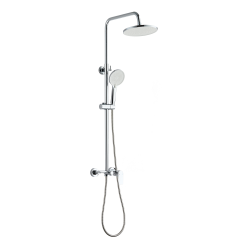 INVENA - Sprchový sloup s baterií, Rikia, chrom (AU-24-B01-G)