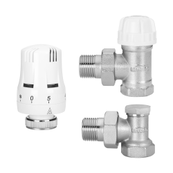 INVENA - Termostatická sada ventilů úhlová (CD-72-K15-X)
