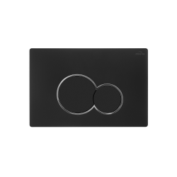 INVENA - Tlačítko splachovací k podomítkovému rámu, 601 černé; (CC-01-004-S)