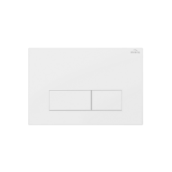 INVENA - Tlačítko splachovací k podomítkovému rámu, 603 bílé; (CC-03-002-S)