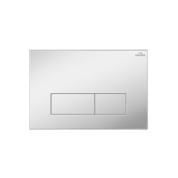 INVENA - Tlačítko splachovací k podomítkovému rámu, 603 chrom; (CC-03-001-S)
