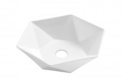 INVENA - Umyvadlo na desku NAKSOS , 54 cm (CE-55-001-C)