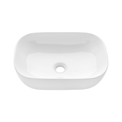 INVENA - Umyvadlo na desku WESTA 45 cm (CE-24-001-W)