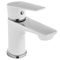 INVENA - Umyvadlová baterie DOKOS bílá/chrom (BU-19-002-V)