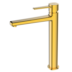 INVENA - Umyvadlová baterie vysoká GLAMOUR TREND zlato (BU-02-W09-V)