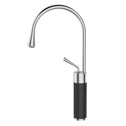 INVENA - Umyvadlová baterie vysoká STONE černá/chrom (BU-03-W08-V)