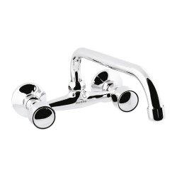 INVENA - Umyvadlová/dřezová baterie MODENA, 20cm otočný výtok typu U (BC-14-F0S-L)