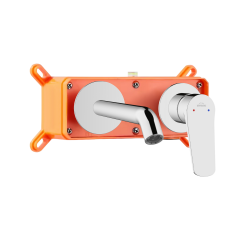 INVENA - Umyvadlová podomítková baterie Alonia Trend, chrom(BP-70-U01-V)