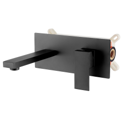 INVENA - Umyvadlová podomítková baterie Paros Trend, černá (BP-09-U04-L)