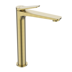 INVENA - Umyvadlová vysoká baterie Alonia Trend, kartáčované zlato (BU-70-W09-V)