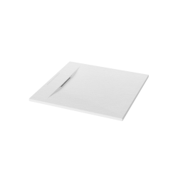 INVENA - Vanička sprchová čtvercová alvero trend, 80x80 cm bílá (AK-7B-808-H)