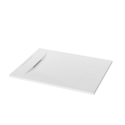 INVENA - Vanička sprchová obdélníková alvero trend, 80x100 cm bílá (AK-7B-810-H)