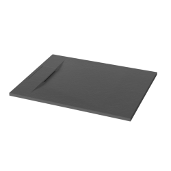 INVENA - Vanička sprchová obdélníková alvero trend, 80x100 cm černá; (AK-7C-810-H)