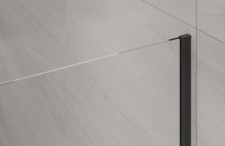 INVENA - Walk-in II 80x200cm, čirá 8mm shiny-glass, černá (AK-32-181-S)