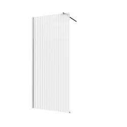 INVENA - Walk-in II Trend 80x200cm, rýhovaná 8mm shiny-glass, chrom(AK-32-189-S)