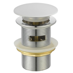 INVENA - Zátka k vaně volně stojící, barva bílá; (SU-AN-012-M)