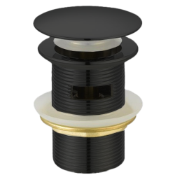 INVENA - Zátka k vaně volně stojící, barva černá; (SU-AN-014-M)