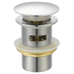 INVENA - Zátka k vaně volně stojící, barva chrom; (SU-AN-011-M)