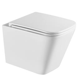 INVENA - Závěsná WC mísa FLORINA, včetně soft/close sedátka (CE-94-001-L)