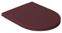 ISVEA - INFINITY WC sedátko, SLIM, odnímatelné, Soft Close, maroon red (40KF0543I-S)