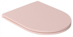 ISVEA - INFINITY WC sedátko, SLIM, odnímatelné, Soft Close, růžová Salmon (40KF0541I-S)