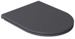 ISVEA - INFINITY WC sedátko, SLIM, Soft Close, Easy Take, antracit (40KF0522I)