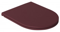 ISVEA - INFINITY WC sedátko, SLIM, Soft Close, Easy Take, maroon red (40KF0543I)