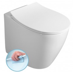 ISVEA - SENTIMENTI stojící WC Rimless, 36x52 cm, bílá  (SmartFixPlus) (10SM10004SV)