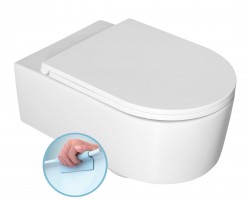 ISVEA - SISTEMA A závěsná WC mísa, Rimless, 36x53,5cm, bílá (10SL02001)