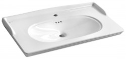 ISVEA - STELLA keramické umyvadlo 90x46,5cm, bílá (10ST50090)