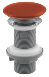 ISVEA - Umyvadlová výpust 5/4“, click-clack, keramická zátka, 20-70, terracotta (38TP0185I)