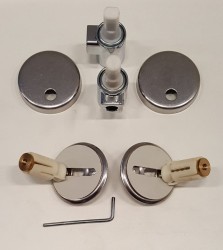 ISVEA - Upevňovací sada WC sedátka + SOFTCLOSE (40S30200/40D30200) (NDYDK00147)