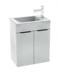 JIKA - Cube Skříňka s umyvadlem, 49x33x61 cm, bílá (H4536411763001)